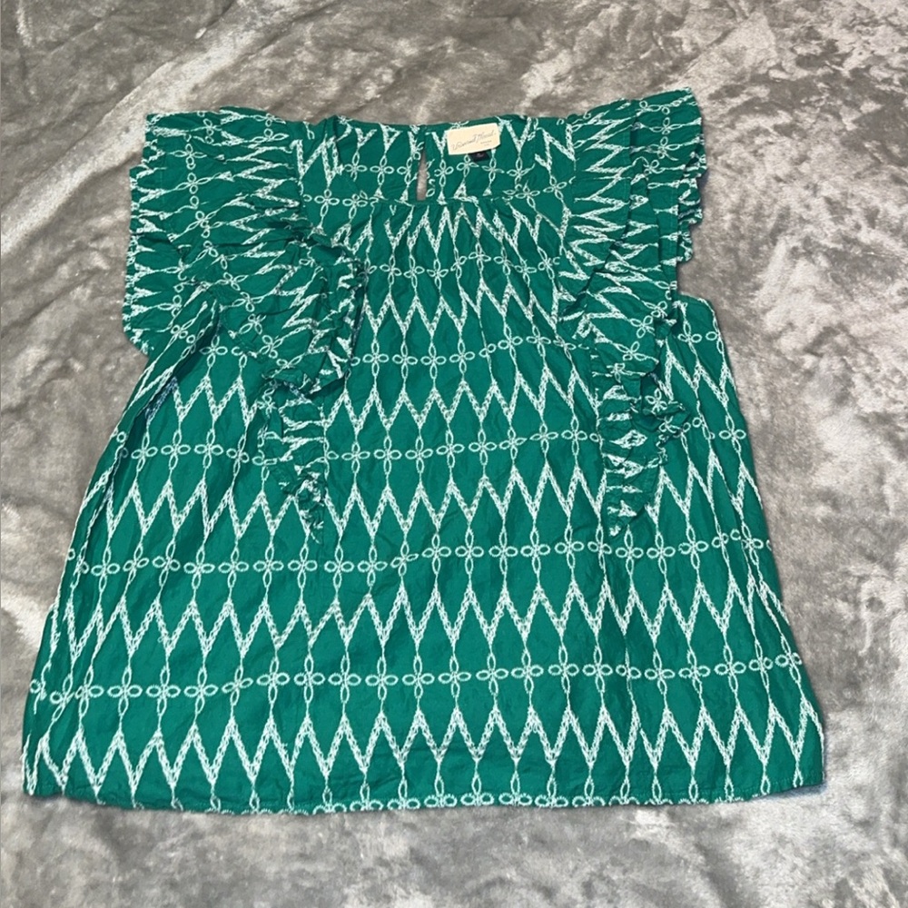 Universal Thread Embroidered Blouse - image 1